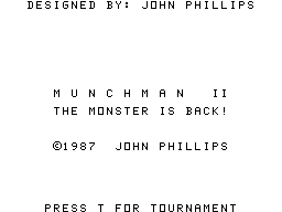 Munch Man box art for TI-99